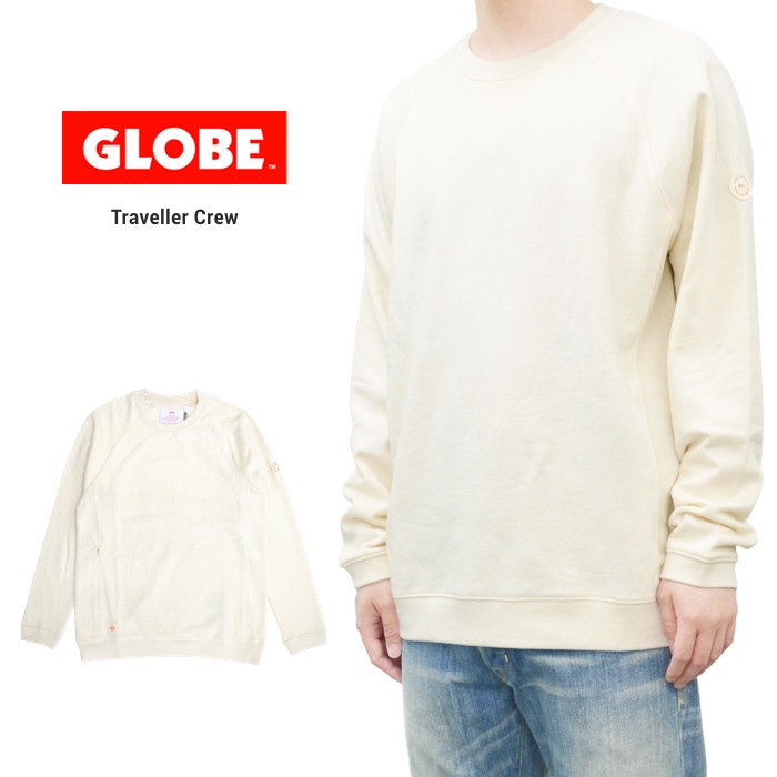 GLOBE グローブ スウェット Traveller Crew クルーネック トレーナー  