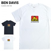 BEN DAVIS ベンデイビス Tシャツ CLASSIC LOGO TEE 半袖 カットソー トップス USAモデル メンズ ブラック ホワイト S-XL 9063 9065 【単品購入の場合はメー