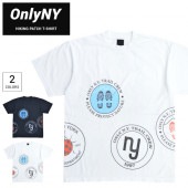 ONLY NY オンリーニューヨーク Tシャツ HIKING PATCH T-SHIRT TEE 半袖 カットソー メンズ S-XL ブラック ホワイト 【単品購入の場合はメール便発送】【送料無料】【