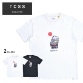 TCSS ティーシーエスエス Tシャツ SHIBUYA T-SHIRT TEE 半袖 トップス カットソー メンズ S-XL ブラック ホワイト TE2021 【単品購入の場合はメール便発送】【送料無