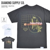 DIAMOND SUPPLY Co. ダイヤモンド サプライ × NAUTICA ノーティカ SPECS TEE 半袖 カットソー トップス メンズ S-XL ブラック ホワイト C20DMPA402