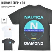 DIAMOND SUPPLY Co. ダイヤモンド サプライ × NAUTICA ノーティカ SWITCH TEE 半袖 カットソー トップス メンズ S-XL ブラック ホワイト C20DMPA40