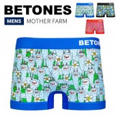BETONES ビトーンズ ボクサーパンツ アンダーウェア MOTHER FARM UNDERWEAR 下着 インナー ショーツ メンズ FARM001 【単品購入の場合はメール便発送】|▼ ハ行|ブ