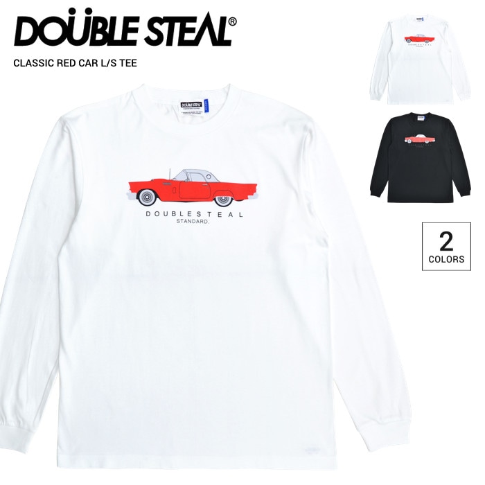 ［専用］ホワイトです DOUBLE STEAL ダブルスティール ロンT CLASSIC RED CAR L/S T-SHIRT