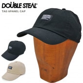 DOUBLE STEAL ֥륹ƥ å TAG 6-PANEL CAP ˹ ȥåץХåå 6ѥͥ륭å ֥å ١ 412-92015 ̵