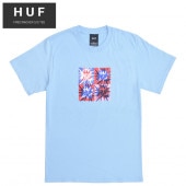 HUF ハフ Tシャツ FIRECRACKER S/S TEE 半袖 カットソー トップス メンズ S-XXL ライトブルー TS01701 【単品購入の場合はメール便発送】【送料無料】【セール】|▼