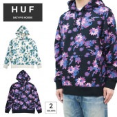 HUF �ϥ� �ѡ����� DAZY P/O HOODIE �ե꡼�� �������å� ��� S-XL �֥�å� ����֥꡼���� FL00149 ������̵���ۡڥ������
