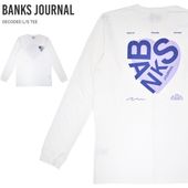 BANKS JOURNAL �Х󥯥� ���㡼�ʥ� ����T DECODED L/S T-SHIRT TEE Ĺµ T����� �ȥåץ� ���åȥ��� ��� S-XL �֥�å� ���եۥ磻�� WSMU0022 ��ñ�ʹ����ξ��ϥ᡼����ȯ���ۡ�����̵���ۡڥ������