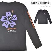 BANKS JOURNAL �Х󥯥� ���㡼�ʥ� ����T CANOPY L/S T-SHIRT TEE Ĺµ T����� �ȥåץ� ���åȥ��� ��� �֥�å� WLTS0063 ��ñ�ʹ����ξ��ϥ᡼����ȯ���ۡ�����̵���ۡڥ������
