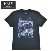 HUF ハフ Tシャツ PBR CRUSHERS WASHED S/S TEE 半袖 カットソー トップス メンズ S-XL ブラック TS01737 【単品購入の場合はメール便発送】【送料無料】【セ