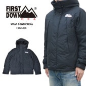 FIRST DOWN եȥ 㥱å WRAP DOWN PARKA JACKET åץѡ 󥸥㥱å  M-L ֥å F342520C ̵