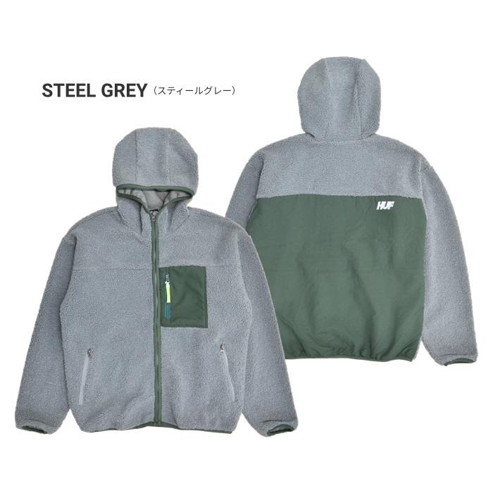 HUF ハフ ジャケット FORT POINT SHERPA JACKET シェルパ フリース