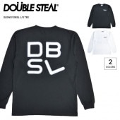 DOUBLE STEAL ダブルスティール ロンT SLOWLY L/S T-SHIRT TEE 長袖 Tシャツ カットソー トップス メンズ M-XL ブラック ホワイト 916-14094 【単品