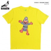 STAPLE × SESAME STREET ステイプル × セサミストリート Tシャツ ELMO TEE 半袖 カットソー トップス メンズ M-XL イエロー 2111C6762 【単品購入の場合