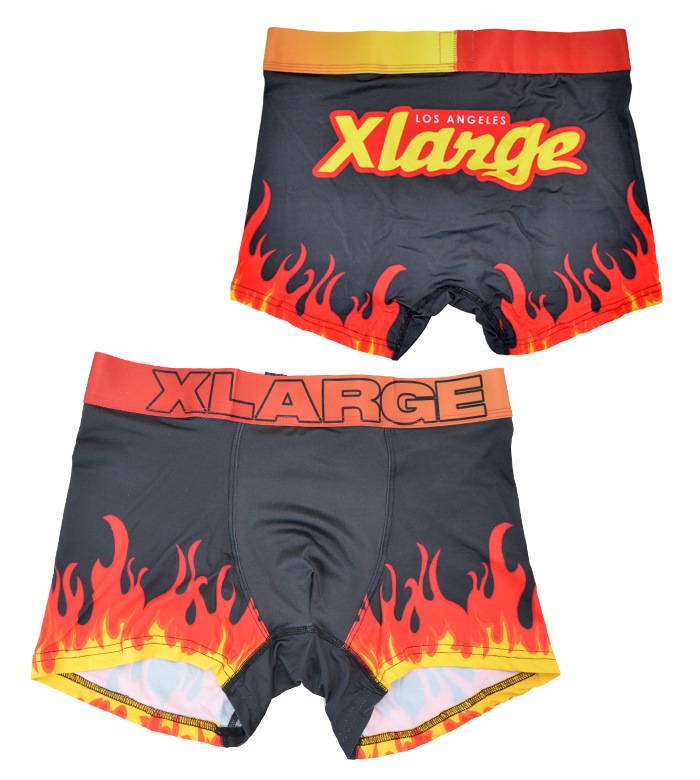 XLARGE エクストララージ ボクサーパンツ アンダーウェア 炎 UNDERWEAR