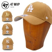 47 キャップ '47 フォーティーセブン キャップ 47 MVP CAP CAMEL 帽子 ストラップバックキャップ YANKEES DODGERS ATHLETICS ヤンキース ドジャース アス
