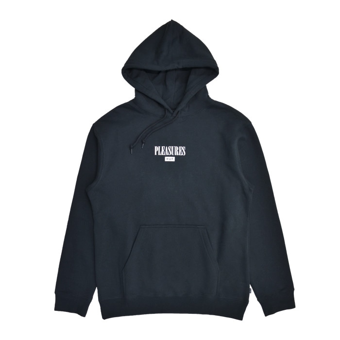 HUF × PLEASURES ハフ × プレジャーズ パーカー BEETLE P/O HOODIE フリース スウェット メンズ M-XXL  ブラック PF00512 【送料無料】-NAKED-STORE 公式通販サイト