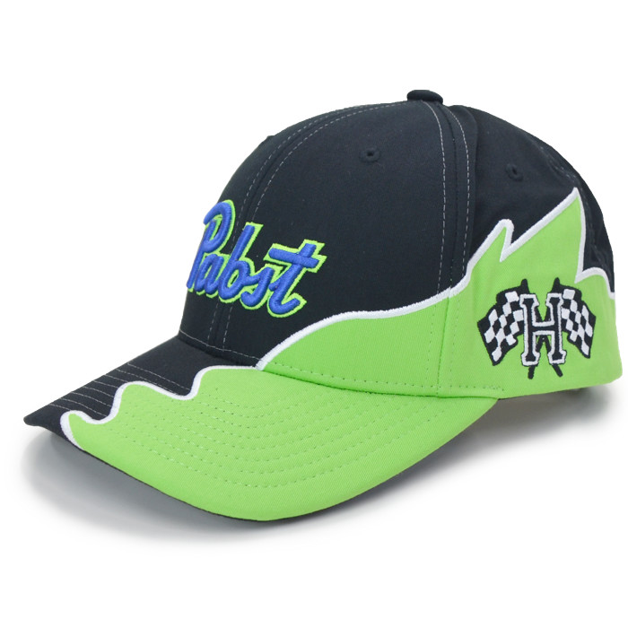 Pabst×cph コラボキャップ HUF ハフ × PBR キャップ PABST COLOR BLOCK 6-PANEL CAP 帽子