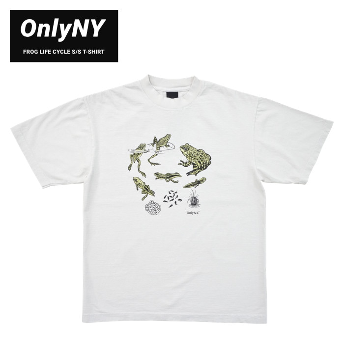 ONLY NY オンリーニューヨーク Tシャツ FROG LIFE CYCLE S/S T-SHIRT 
