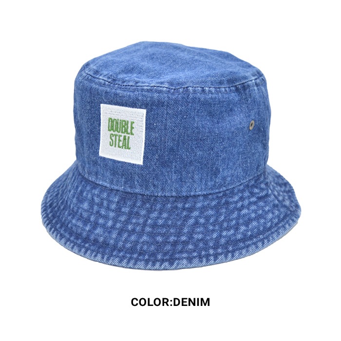 DOUBLE STEAL ダブルスティール ハット SQUARE BOX LOGO BUCKET HAT