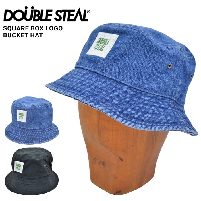 DOUBLE STEAL ダブルスティール ハット SQUARE BOX LOGO BUCKET