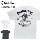 PRIMITIVE ץߥƥ T GOODBYE POCKET S/S TEE Ⱦµ åȥ ȥåץ  M-XL ֥å ۥ磻 ñʹξϥͥݥȯ̵ۡ