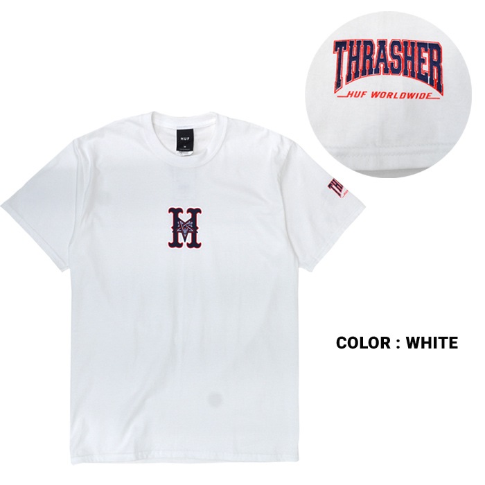 HUF × THRASHER ハフ × スラッシャー Tシャツ SUNNYDALE S/S TEE