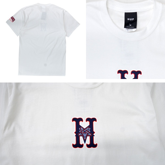 HUF X THRASHER コラボ サニーデール ダブルネーム Tシャツ HUF X THRASHER コラボ サニーデール ダブルネーム Tシャツ (HUF