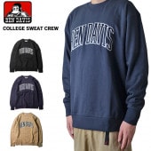 BEN DAVIS ٥ǥӥ ȥ졼ʡ COLLEGE SWEAT CREW å ե꡼ M-XL BDZ2-2000 ̵