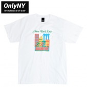 ONLY NY オンリーニューヨーク Tシャツ NYC RUNNERS S/S T-SHIRT 半袖 カットソー トップス メンズ M-XL ホワイト 【単品購入の場合はネコポス便発送】【送料無料】|