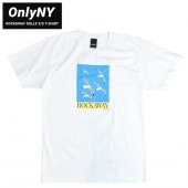 ONLY NY オンリーニューヨーク Tシャツ ROCKAWAY GULLS S/S T-SHIRT 半袖 カットソー トップス メンズ M-XL ホワイト 【単品購入の場合はメール便発送】【送料無料