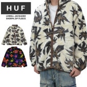 HUF ϥ 㥱å LOWELL JACQUARD SHERPA ZIP FLEECE JACKET ե꡼㥱å ܥ㥱å  ֥륾  M-XL ʥ ޥ FL00191 ̵