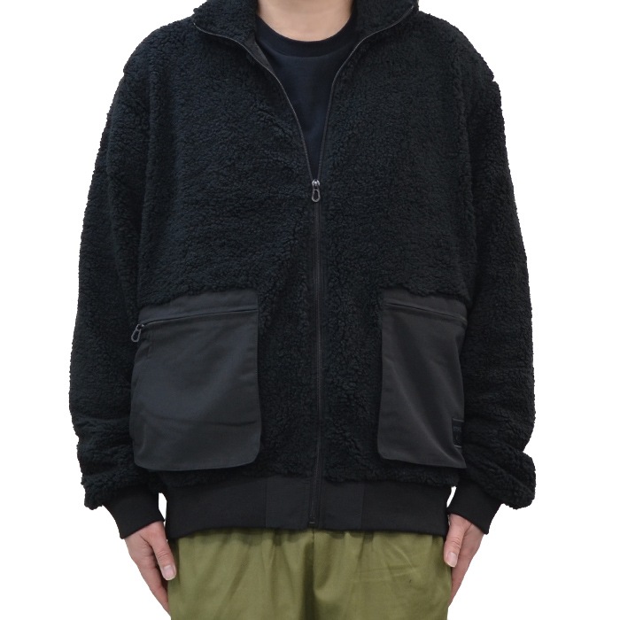 STAPLE ステイプル ジャケット SHERPA MOCK NECK ZIP UP JACKET