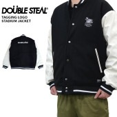 DOUBLE STEAL ֥륹ƥ 㥱å TAGGING LOGO STADIUM JACKET ॸ㥱å   ֥륾  M-XL ֥å 726-32114 ̵ۡڥ