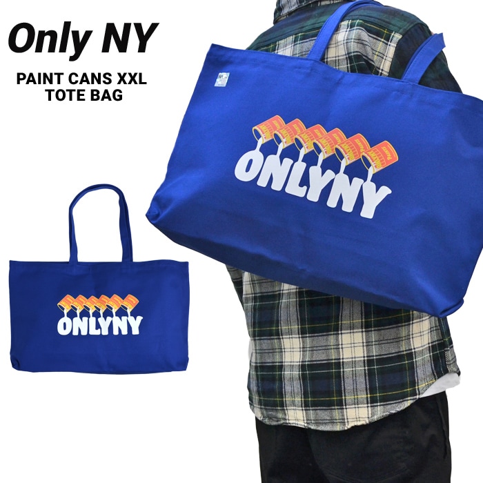 ONLY NY オンリーニューヨーク トートバッグ PAINT CANS XXL TOTE BAG キャンバス トートバッグ 鞄  【送料無料】-NAKED-STORE 公式通販サイト