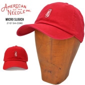 AMERICAN NEEDLE ����ꥫ��ˡ��ɥ� ����å� MICRO SLOUCH CAP HAT Coca-Cola ������������ ˹�� ���ȥ�åץХå�����å� 21015A-COKE ������̵����