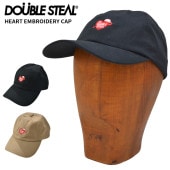 DOUBLE STEAL ֥륹ƥ å HEART EMBROIDERY 6-PANEL CAP ˹ ȥåץХåå 6ѥͥ륭å 431-92011 ̵