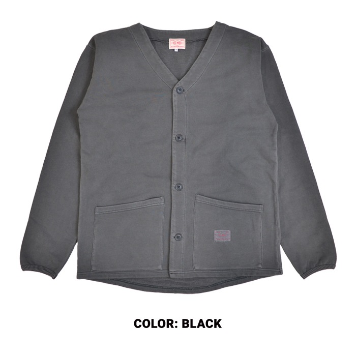 BIG MIKE ビッグマイク カーディガン PIGMENT SWEAT CARDIGAN