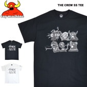 TOY MACHINE トイマシーン Tシャツ THE CREW SS TEE 半袖 カットソー トップス メンズ M-XL ブラック ホワイト TMPDST34 【単品購入の場合はメール便発送】【送
