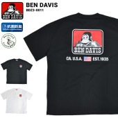 BEN DAVIS ベンデイビス Tシャツ PRINT S/S TEE 半袖 カットソー トップス メンズ ブラック ホワイト M-XL BDZ3-0011 【単品購入の場合はメール便発送】|▼ ハ行