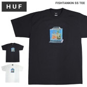 HUF ϥ T FISHTANKIN' S/S TEE Ⱦµ åȥ ȥåץ  M-XL ֥å ۥ磻 TS01963 ñʹξϥͥݥȯ