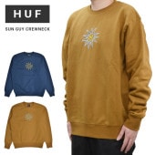 HUF ϥ å SUN GUY CREWNECK SWEATSHIRT ե꡼ ȥ졼ʡ  M-XL PF00580 ̵ۡڥ