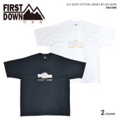 FIRST DOWN USA եȥ T S/S TEE #1 COTTON JERSEY BY LEE QURA Ⱦµ åȥ ȥåץ  M-XL ֥å ۥ磻 F401005C ñʹξϥͥݥȯ̵ۡۡڥ