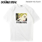 DOUBLE STEAL ֥륹ƥ T ᥳߥޥ S/S T-SHIRT TEE Ⱦµ åȥ ȥåץ  ۥ磻 M-XL 932-14020 ñʹξϥͥݥȯ̵ۡ