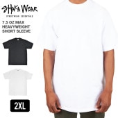 SHAKA WEAR シャカウェア Tシャツ 7.5 OZ MAX HEAVYWEIGHT SHORT SLEEVE TEE ヘビーウェイト Tシャツ 半袖 カットソー トップス 無地Tシャツ 2XL