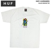 HUF  AVENGERS ϥ  ٥󥸥㡼 T BLACK WIDOW TEE Ⱦµ åȥ ȥåץ  M-XL ۥ磻 TS02203 ñʹξϥͥݥȯ̵ۡ