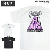 HUF × ALIENLABS ハフ × エイリアンラボ Tシャツ AL TT S/S TEE 半袖 カットソー トップス メンズ M-XL ブラック ホワイト TS02121 【単品購入の場合はメー