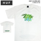 HUF × ALIENLABS ハフ × エイリアンラボ Tシャツ AL H-WING S/S TEE 半袖 カットソー トップス メンズ M-XL ホワイト TS02125 【単品購入の場合はメール