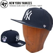 '47 フォーティーセブン YANKEES SURE SHOT '47 CAPTAIN NAVY CAP キャップ 帽子 SNAPBACK スナップバック メンズ レディース ユニセックス  【送料無