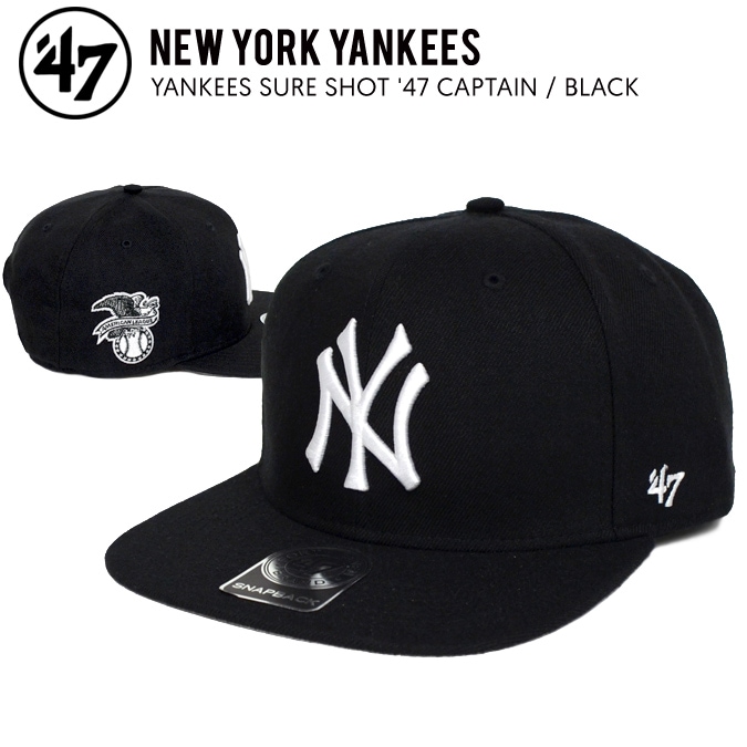 47 フォーティーセブン YANKEES SURE SHOT '47 CAPTAIN BLACK CAP
